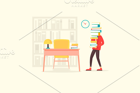 Library. in Illustrations - product preview 2