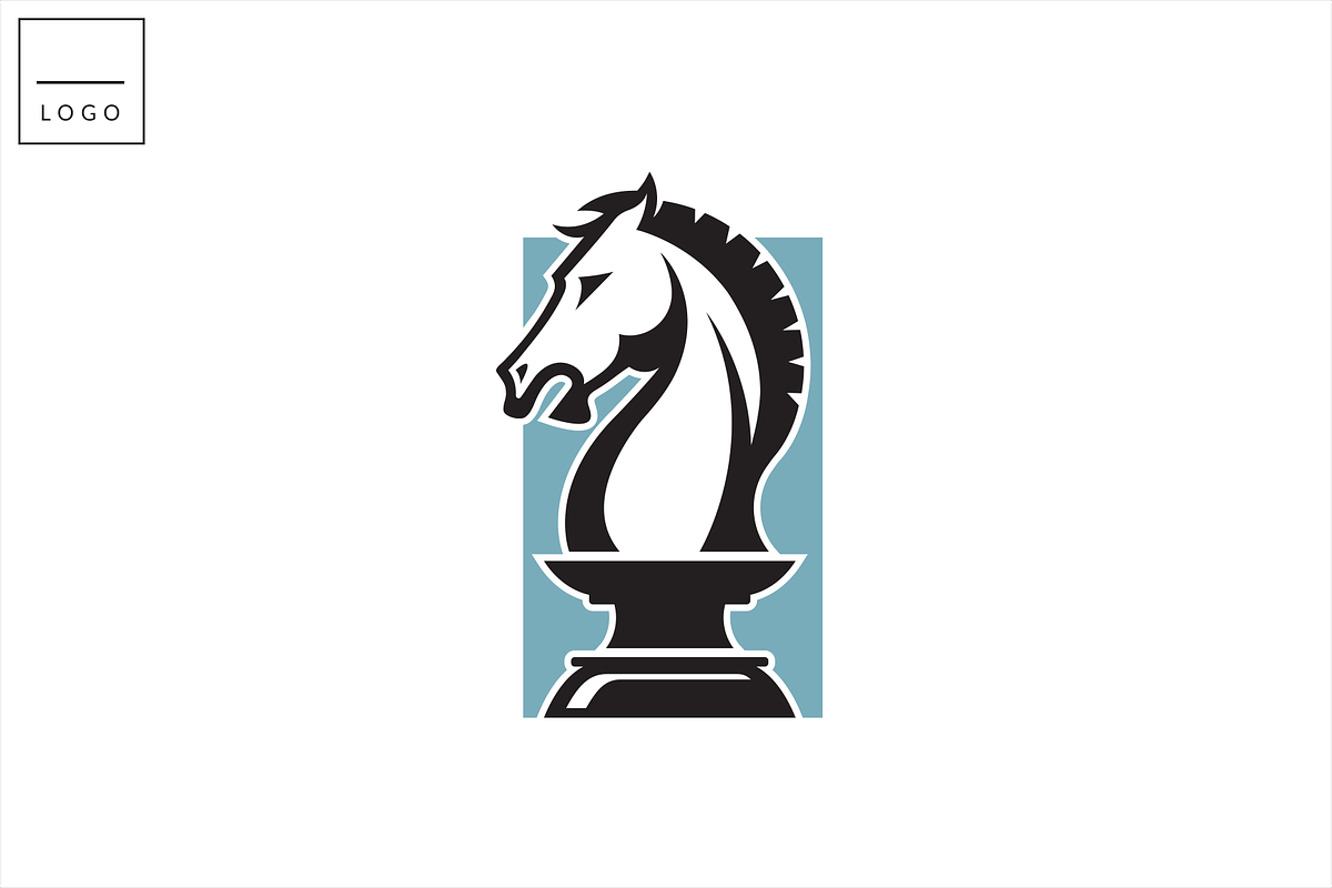 Chess Horse Logo in Logo Templates - product preview 8