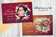 2 Photo Christmas Cards / Background