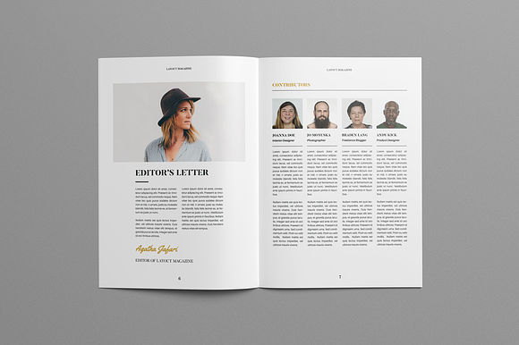 Layout Magazine in Magazine Templates - product preview 4
