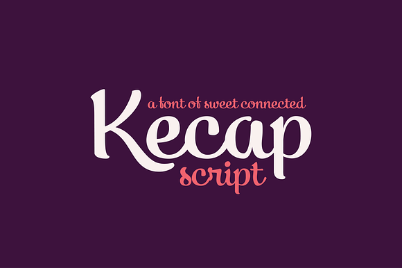 Kecap; Script Font in Script Fonts - product preview 7