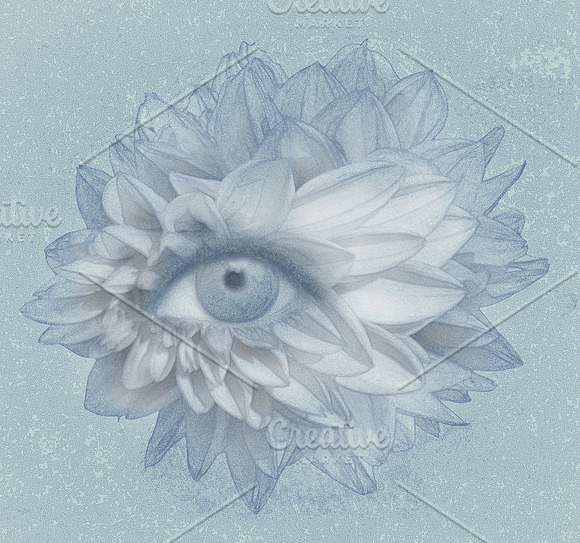 Petals Eye in Illustrations - product preview 1
