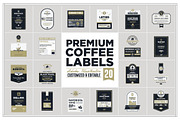 Premium Coffee Labels