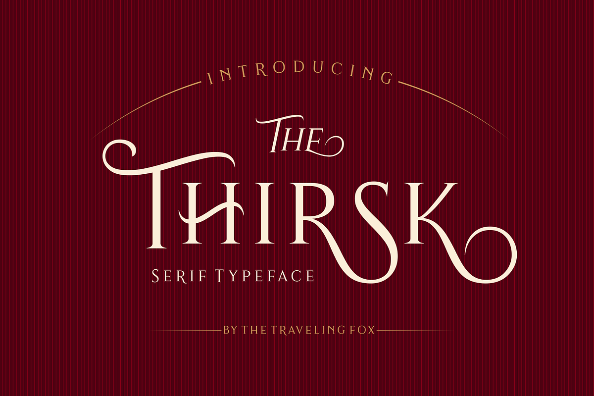 Thirsk - An Elegant Serif in Serif Fonts - product preview 8