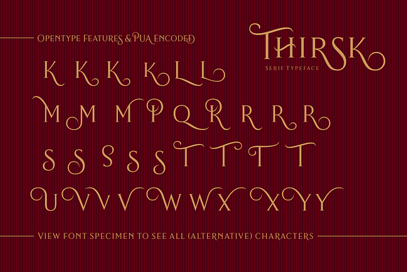 Thirsk - An Elegant Serif in Serif Fonts - product preview 7