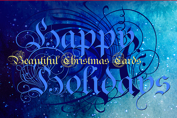 Royal Bavarian Christmas Packet in Blackletter Fonts - product preview 1