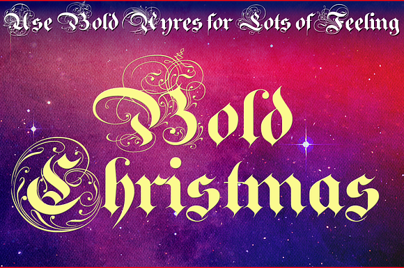 Royal Bavarian Christmas Packet in Blackletter Fonts - product preview 2