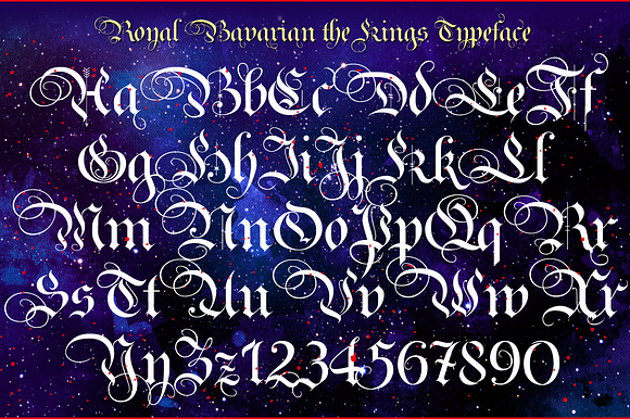 Royal Bavarian Christmas Packet in Blackletter Fonts - product preview 4