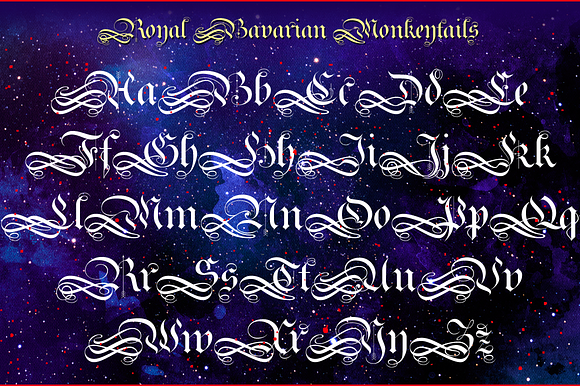 Royal Bavarian Christmas Packet in Blackletter Fonts - product preview 5
