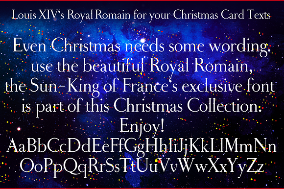 Royal Bavarian Christmas Packet in Blackletter Fonts - product preview 6