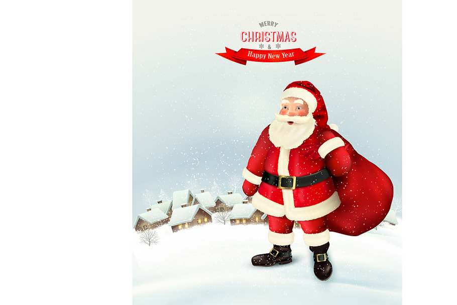 Christmas holiday background in Illustrations - product preview 8