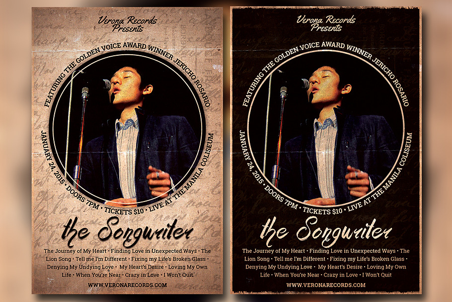 The Songwriter Flyer