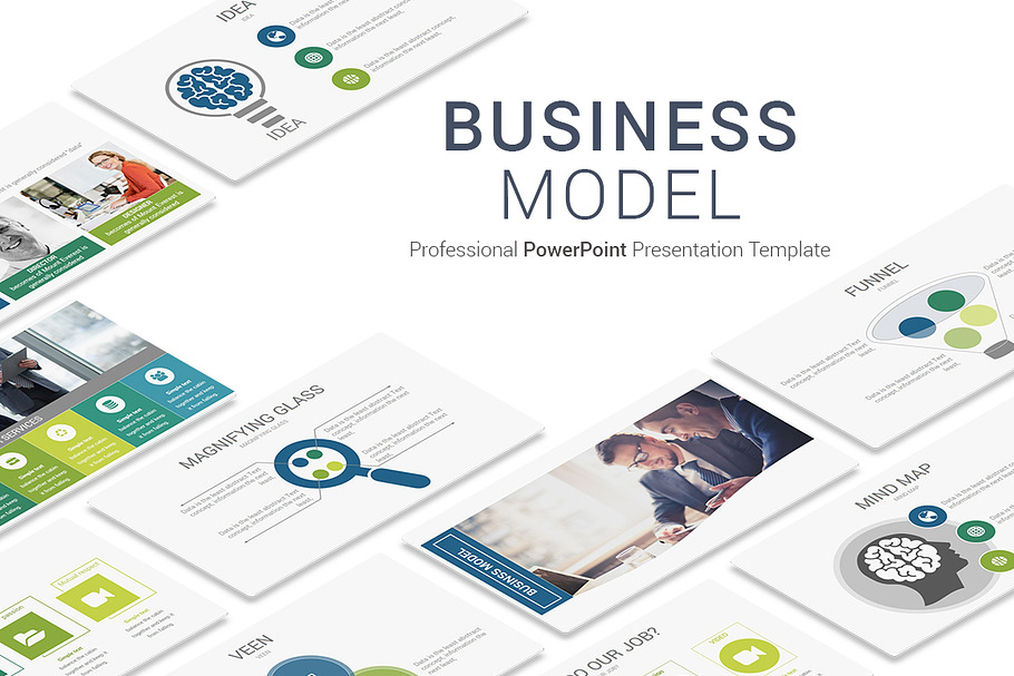 Business Model PowerPoint Template in PowerPoint Templates - product preview 8