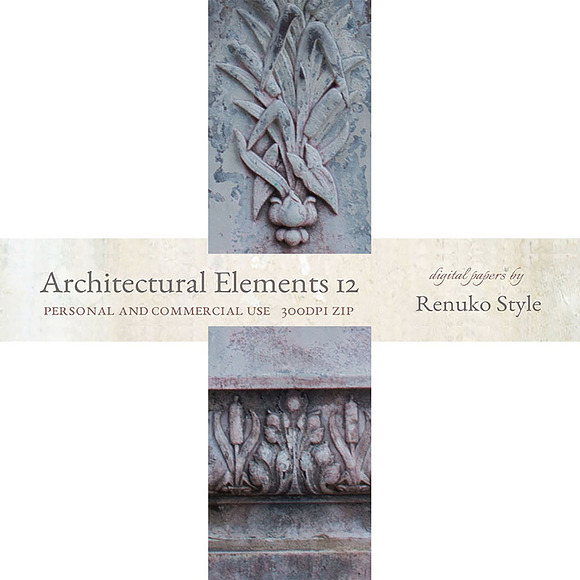 Architectural Elements 12 - 8 Pack in Textures - product preview 3
