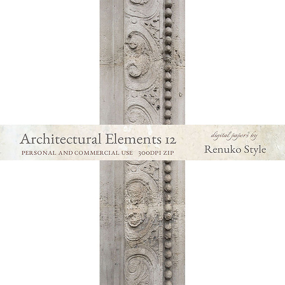 Architectural Elements 12 - 8 Pack in Textures - product preview 5