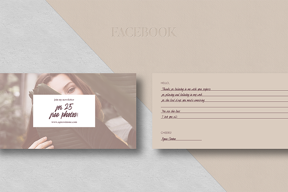 Agnes Social Media Pack in Social Media Templates - product preview 3