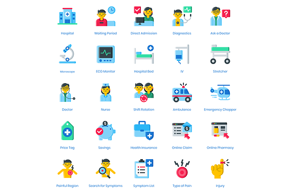 105 Medical Healthcare Icons in Health Icons - product preview 1