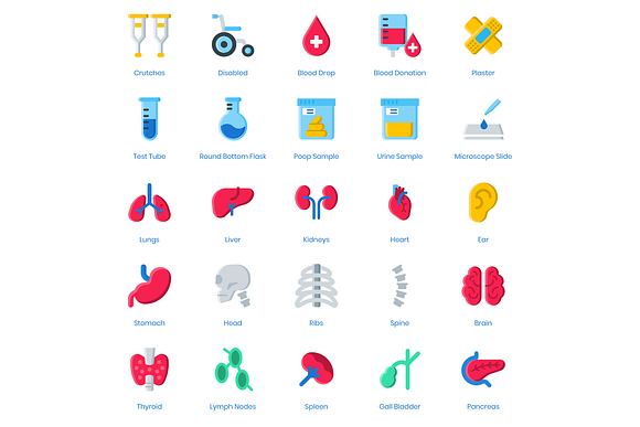 105 Medical Healthcare Icons in Health Icons - product preview 3