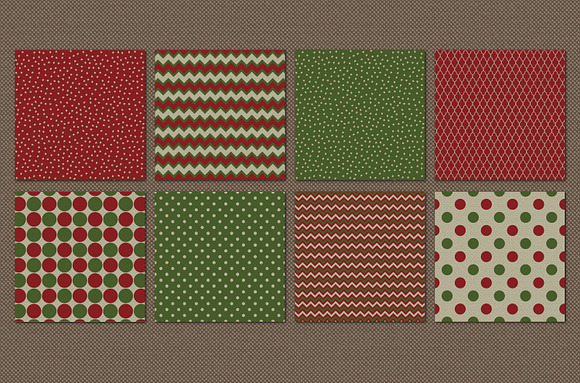 Christmas linen backgrounds in Patterns - product preview 2