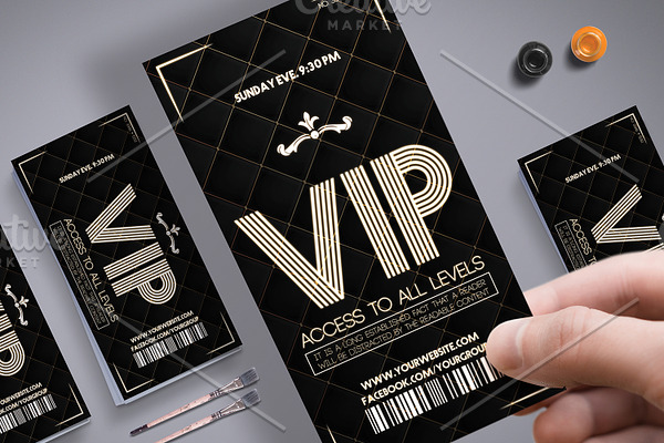 Luxury VIP Pass Card