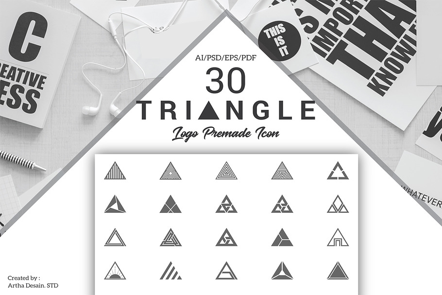 Triangle Creative Premade Logos
