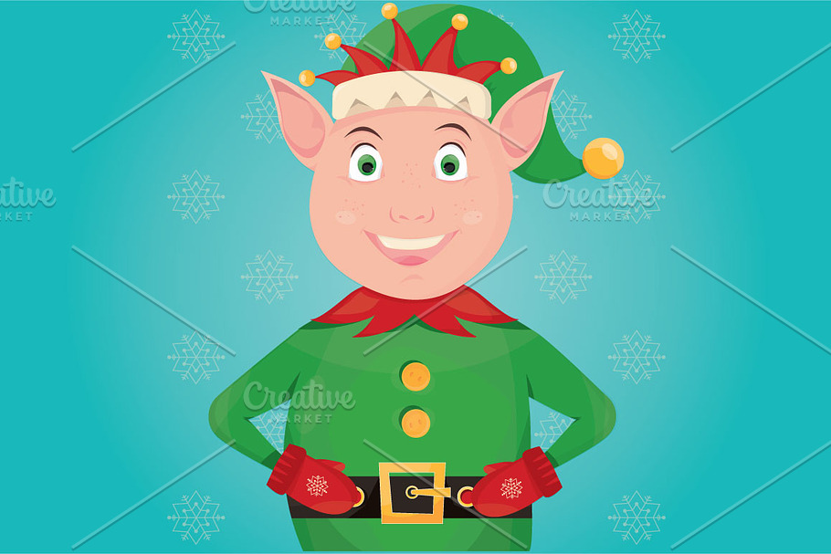  illustration of Christmas Elf in Illustrations - product preview 8
