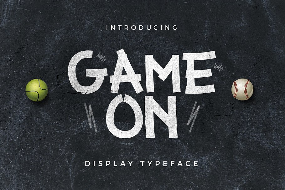 Game On in Display Fonts - product preview 8