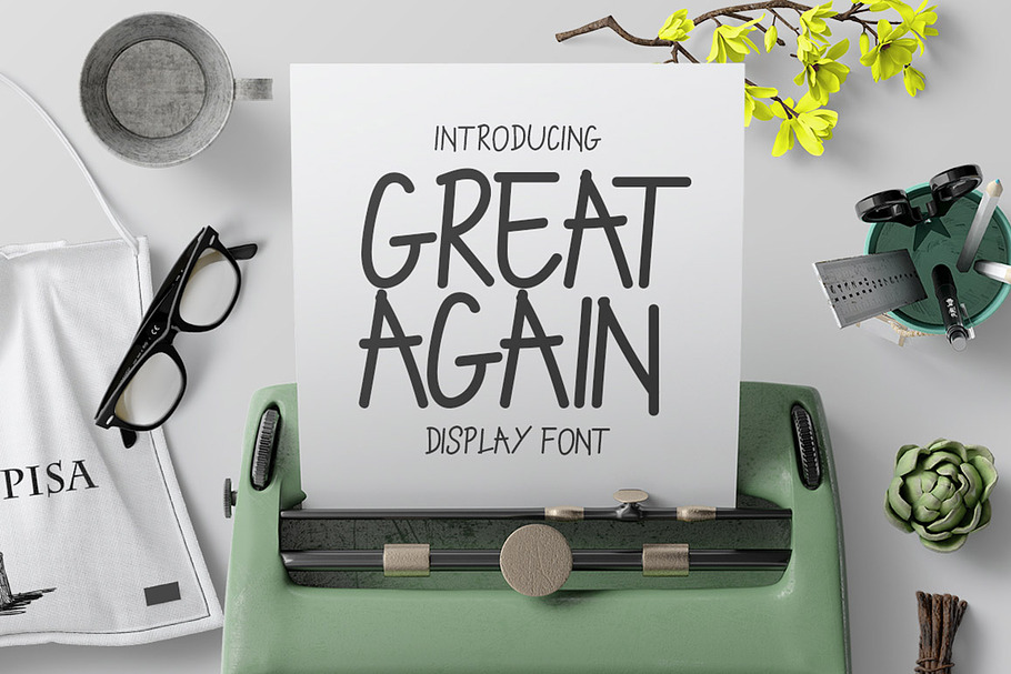 Great Again in Display Fonts - product preview 8