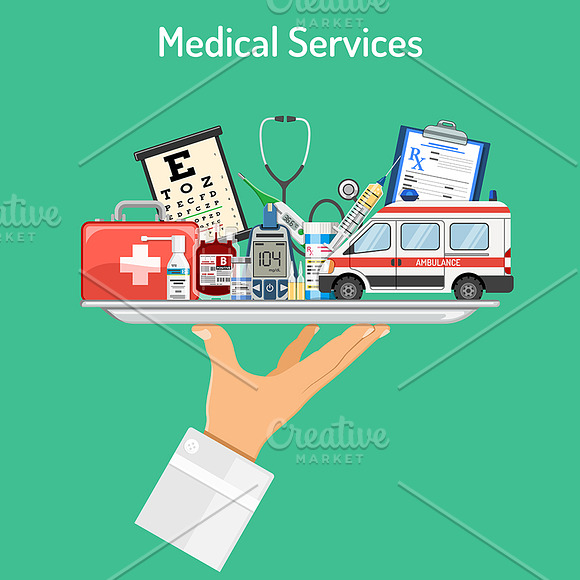 Medical Services Themes in Illustrations - product preview 4
