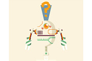 robot illustration graphic