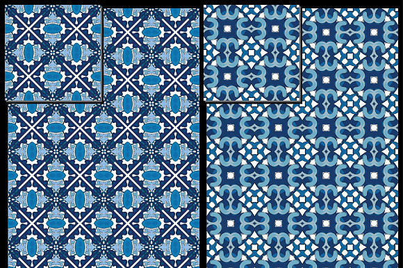 Set 105 - 6 Seamless Patterns in Patterns - product preview 1