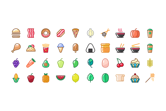 Heiyo Food Collections in Food Icons - product preview 1