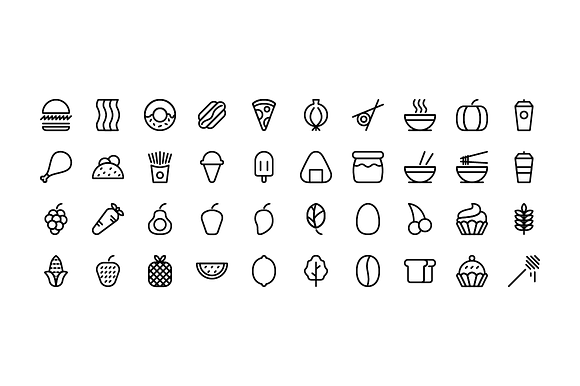 Heiyo Food Collections in Food Icons - product preview 2