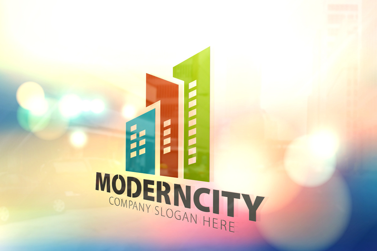 Modern City Logo in Logo Templates - product preview 8
