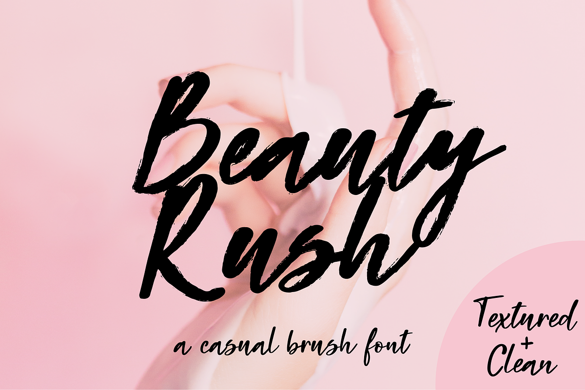 Beauty Rush Font  in Script Fonts - product preview 8