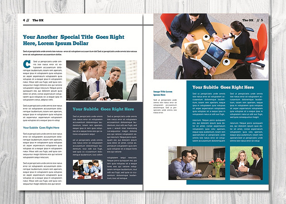 InDesign Newsletter Template in Magazine Templates - product preview 2
