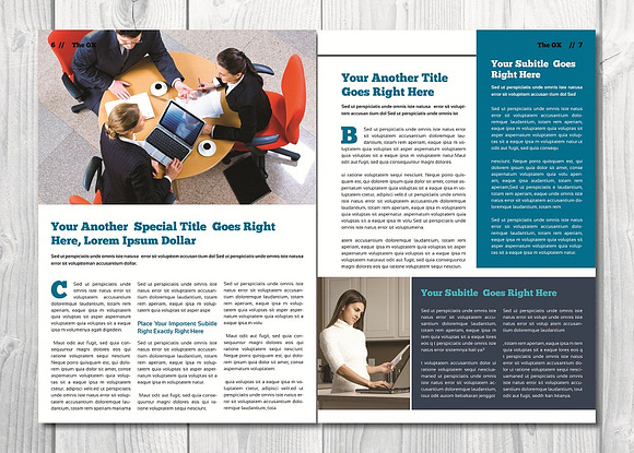 InDesign Newsletter Template in Magazine Templates - product preview 3