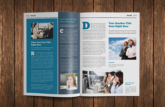InDesign Newsletter Template in Magazine Templates - product preview 5