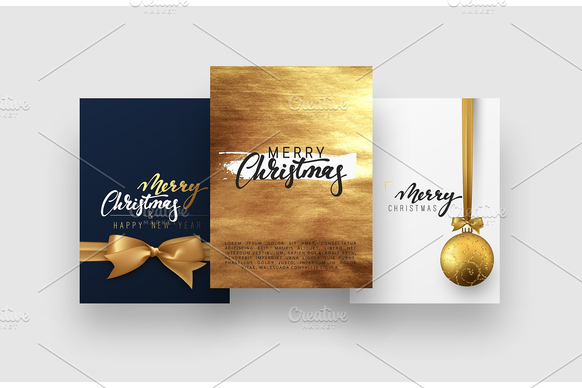 Christmas greeting cards  in Illustrations - product preview 8