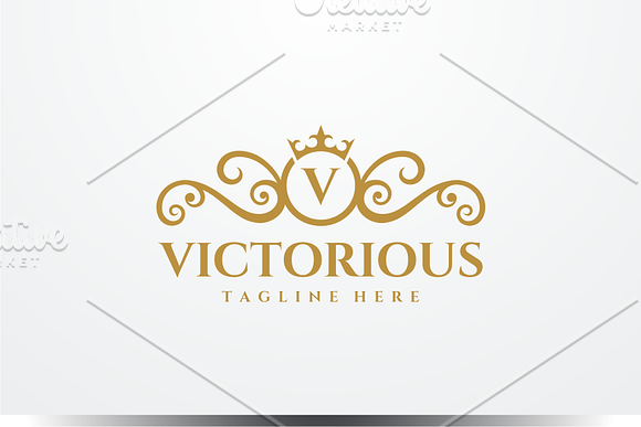 Victorious - Letter V Logo in Logo Templates - product preview 1