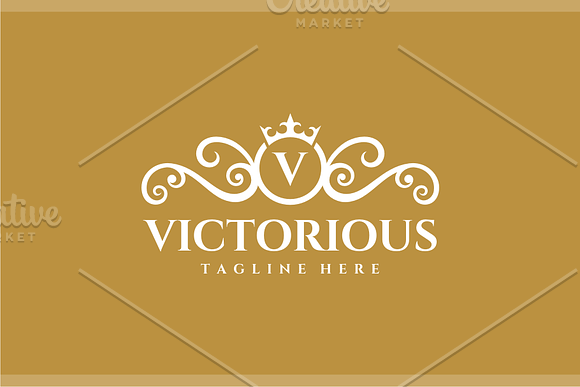 Victorious - Letter V Logo in Logo Templates - product preview 2