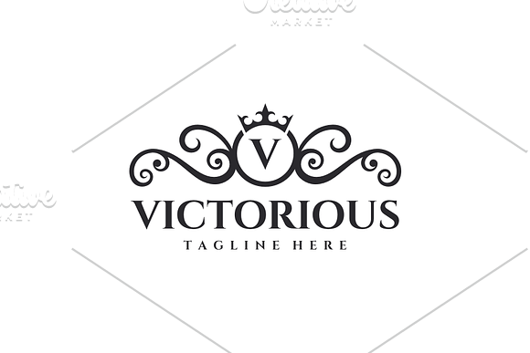 Victorious - Letter V Logo in Logo Templates - product preview 3