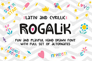 Rogalik Hand Lettered Font
