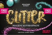 GLITTER PRO Styles, Actions, Brushes