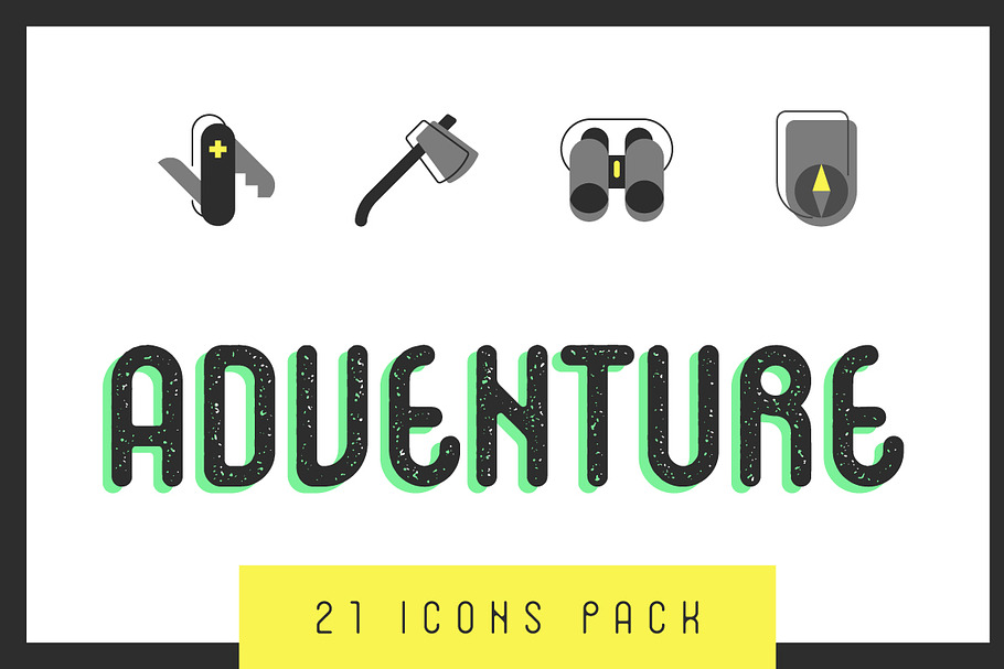 Adventure 21 Icons in Graphics - product preview 8