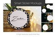 Smart Art Sticker Mockups Circles