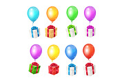 Balloons and Present Boxes