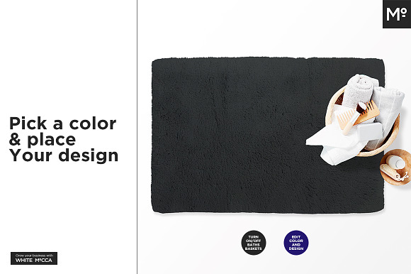 Bath Rug Mock-ups Set Generator in Product Mockups - product preview 4