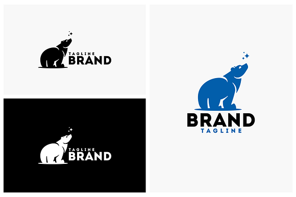 Polar Bear in Logo Templates - product preview 1