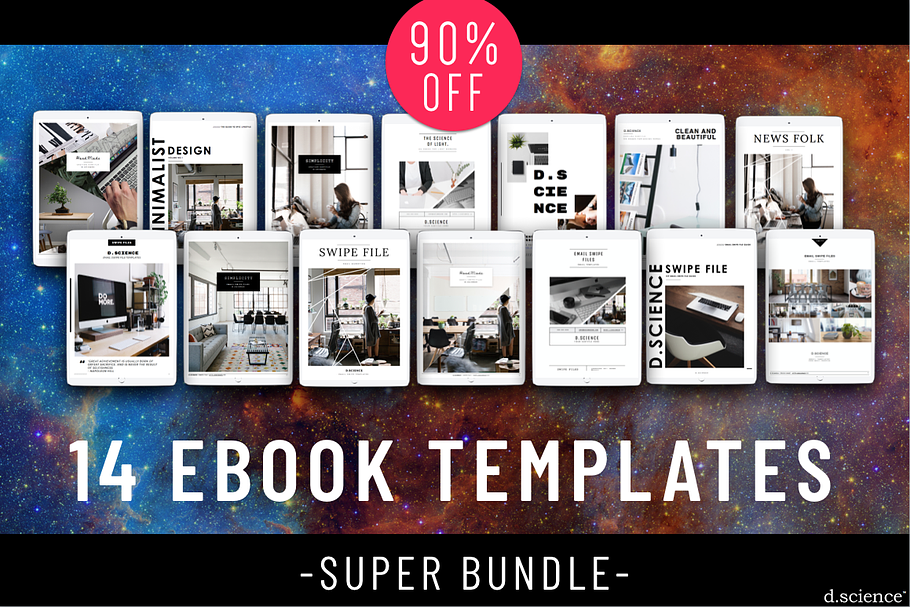 14 Ebook Super Bundle | 90% OFF! in Magazine Templates - product preview 8